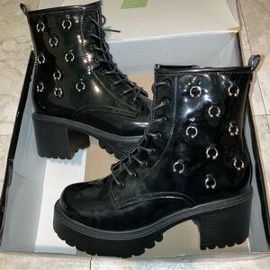 NEW IN BOX PIERCED BOOTS